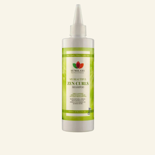 My Beautiful Zen Curls Shampoo 250ml  | Hajusteeton ja hellävarainen - Laadukas Hair Shampoo, valmistaja: Sumilayi. Saatavilla verkkokaupassa Sumilayi. Katso lisää: My Beautiful Zen Curls Shampoo 250ml | Hajusteeton ja hellävarainen - Suomi Sumilayi Plant-Powered Hair Care.