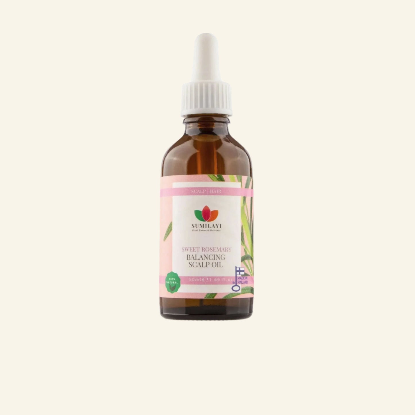 Sweet Rosemary Balancing Scalp Oil 50ml - Hiuspohjaa tasapainottava öljy - Laadukas Hair Oil, valmistaja: Sumilayi. Saatavilla verkkokaupassa Sumilayi. Katso lisää: Sweet Rosemary Balancing Scalp Oil 50ml - Hiuspohjaa tasapainottava öljy.