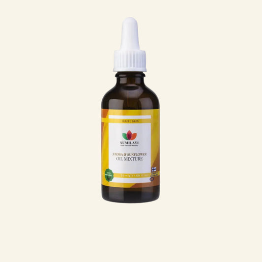 Jojoba & Sunflower Oil Mixture | Hiukset ja iho - Laadukas Hair Oil, valmistaja: Sumilayi. Saatavilla verkkokaupassa Sumilayi. Katso lisää: Jojoba & Sunflower Oil Mixture | Hiukset ja iho.
