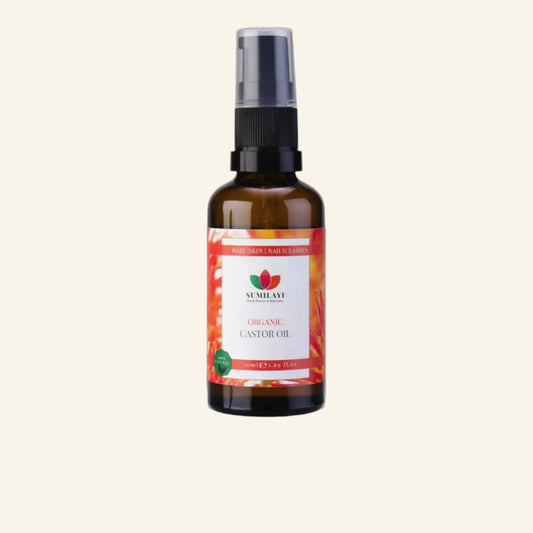 Luomu Risiiniöljy 50ml - Laadukas Hair Oil, valmistaja: Sumilayi. Saatavilla verkkokaupassa Sumilayi. Katso lisää: Luomu Risiiniöljy 50ml.